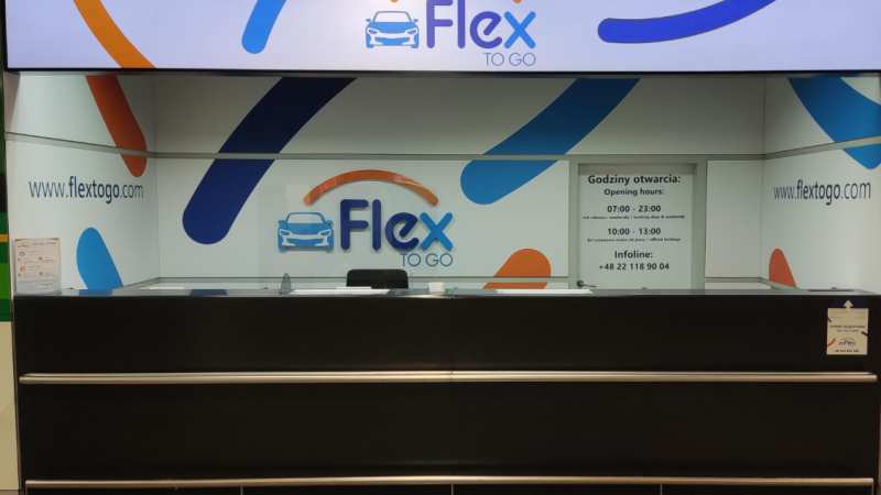 Flex to Go rental counter Resource Partners